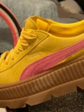 Rihanna’s FENTYXPUMA Creeper Platforms in premium suede (8.5)